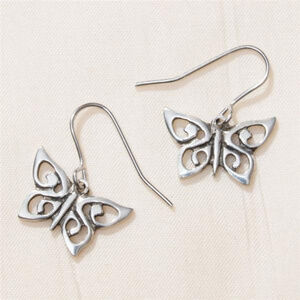 Spiral Butterfly Earrings